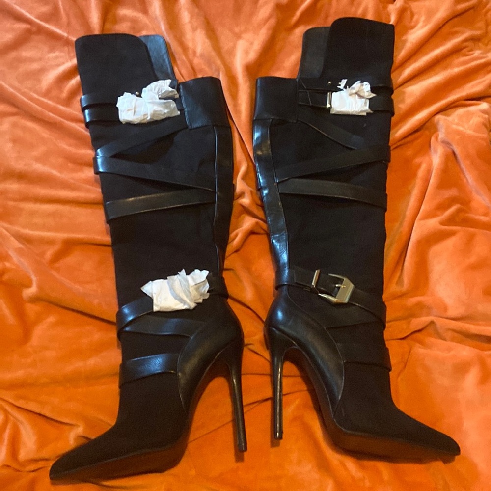 Knee high heels